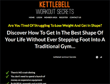 Tablet Screenshot of kettlebellworkoutsecrets.com